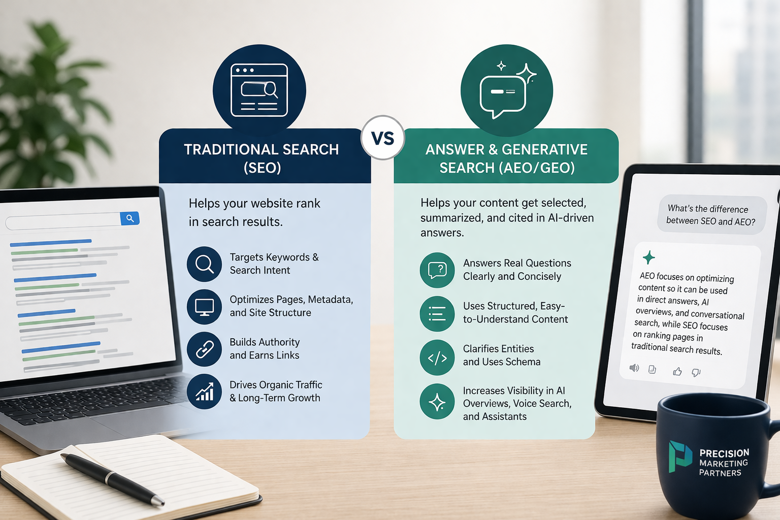 AEO vs SEO: What’s the Difference and Why You Need Both