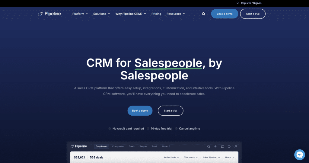 Pipeline CRM - Sales pipeline management for small teams