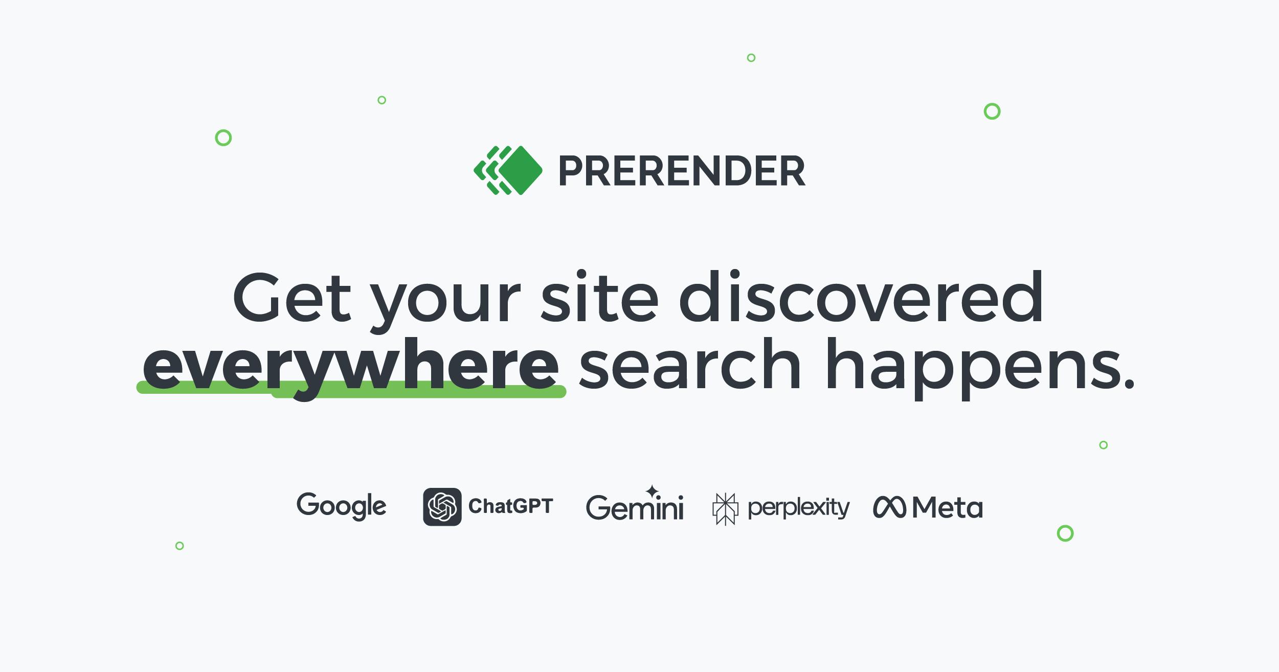Prerender.io - JavaScript rendering for SEO and search engine visibility