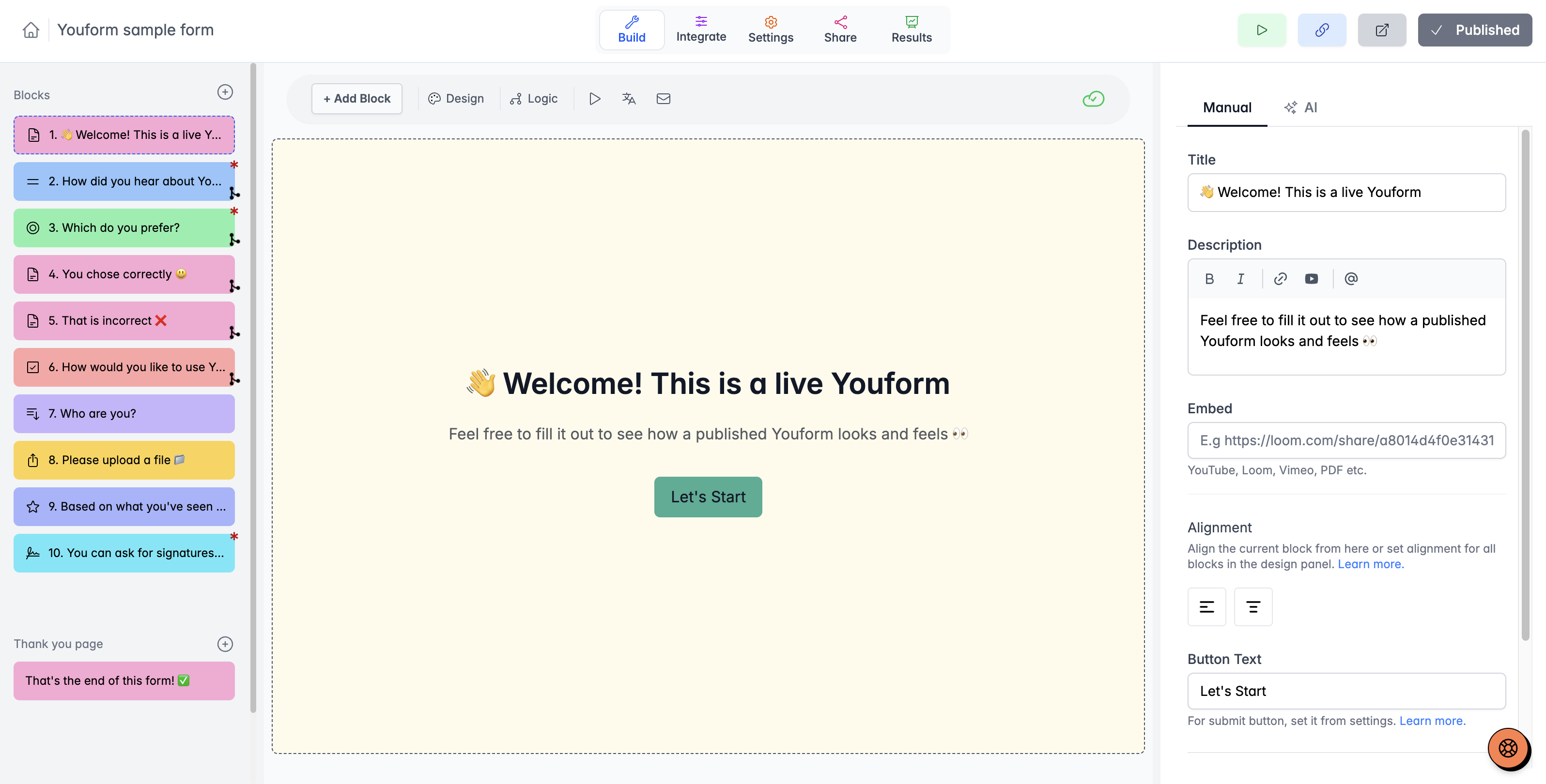 Youform - No-code form builder for lead qualification